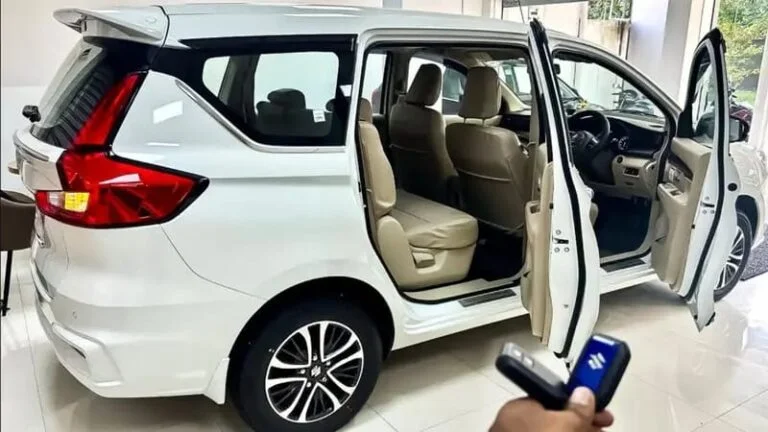 Maruti Suzuki Ertiga 2025, Maruti Ertiga 7-Seater, Ertiga mileage 36 KM/L, Maruti Ertiga touchscreen display, Ertiga premium interiors, Maruti Ertiga engine power boost, Ertiga SUV features, Maruti Ertiga safety, 7-Seater family SUV India, Ertiga review 2025, Maruti Ertiga specs, Ertiga 2025 launch India, Maruti Ertiga comfort features, Ertiga hybrid mileage, Maruti Ertiga infotainment