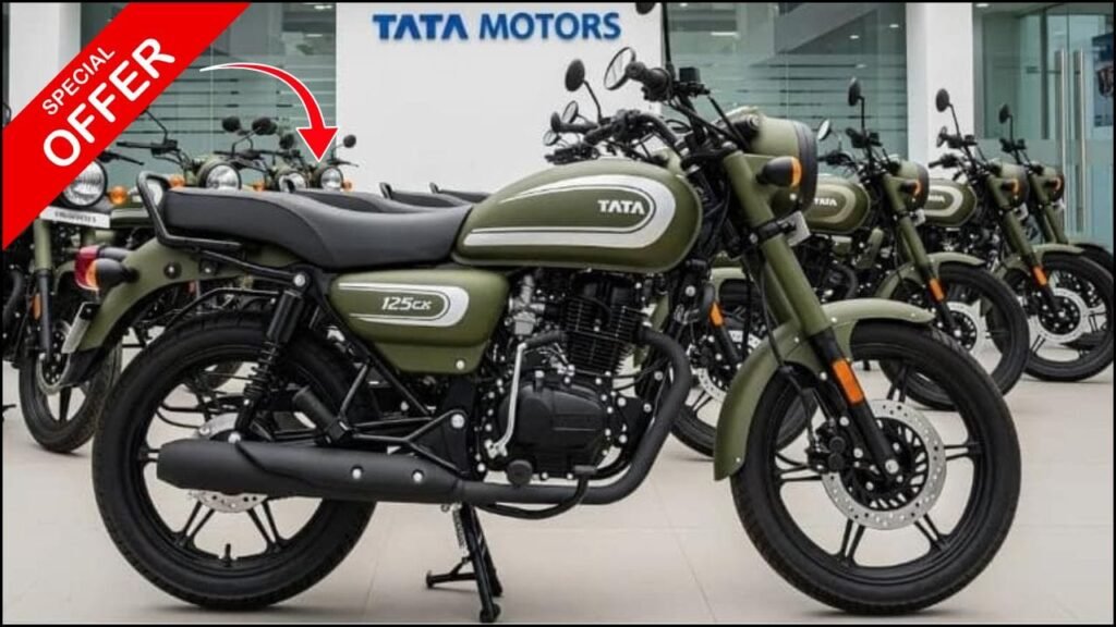 Tata Classic 125cc, Tata Classic Bike Price, Tata Classic 125cc Mileage, Tata Classic 125cc Features, Tata Classic 125cc Review, Tata Classic 125cc Launch Date, Tata Classic Bike 2025, Tata Classic 125cc Price in India, Tata Classic 125cc EMI, Tata 125cc Bike with Bluetooth Display
