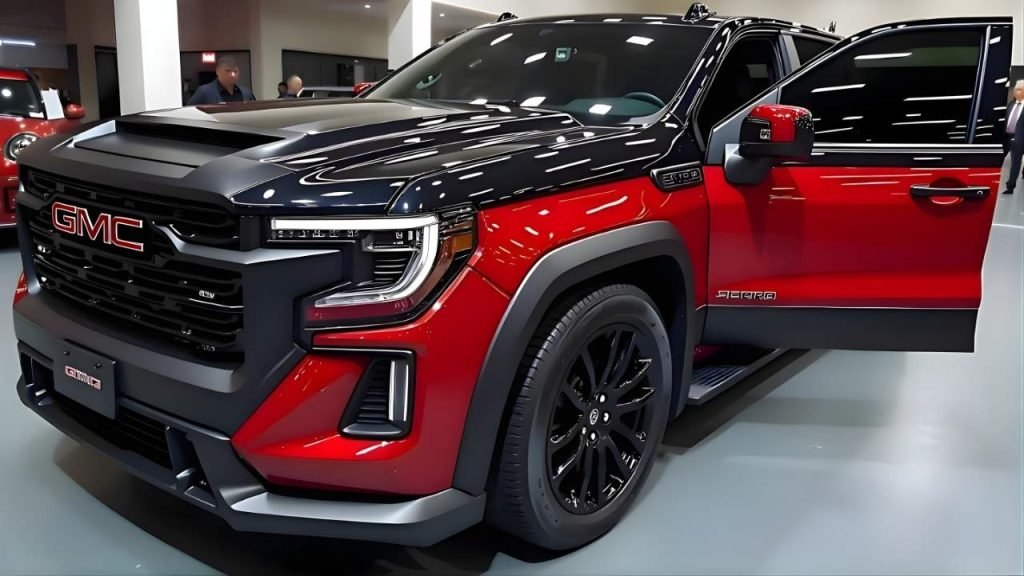 2026 GMC Sierra, GMC Sierra 520HP V8, 2026 Sierra review, full-size pickup 2026, GMC SuperCrew luxury, smart trailer tech pickup, 4×4 off-road Sierra, panoramic HUD GMC, advanced infotainment pickup, high-performance truck 2026, GMC Sierra towing capacity, LED matrix headlights Sierra, premium leather cabin pickup, rugged and luxurious truck.