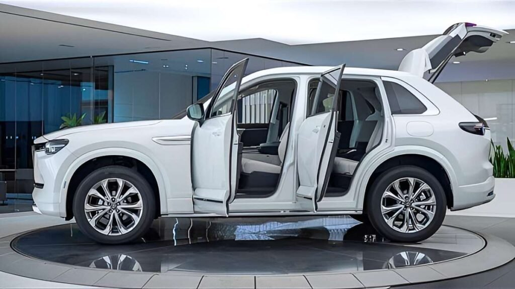 2025 Mazda CX-80 review, Mazda CX-80 hybrid SUV, 3-row luxury SUV, Mazda panoramic sunroof, AI Safety Suite Mazda, 7-seater premium SUV, CX-80 interior and comfort, Mazda hybrid performance, 2025 Mazda features, connected infotainment SUV